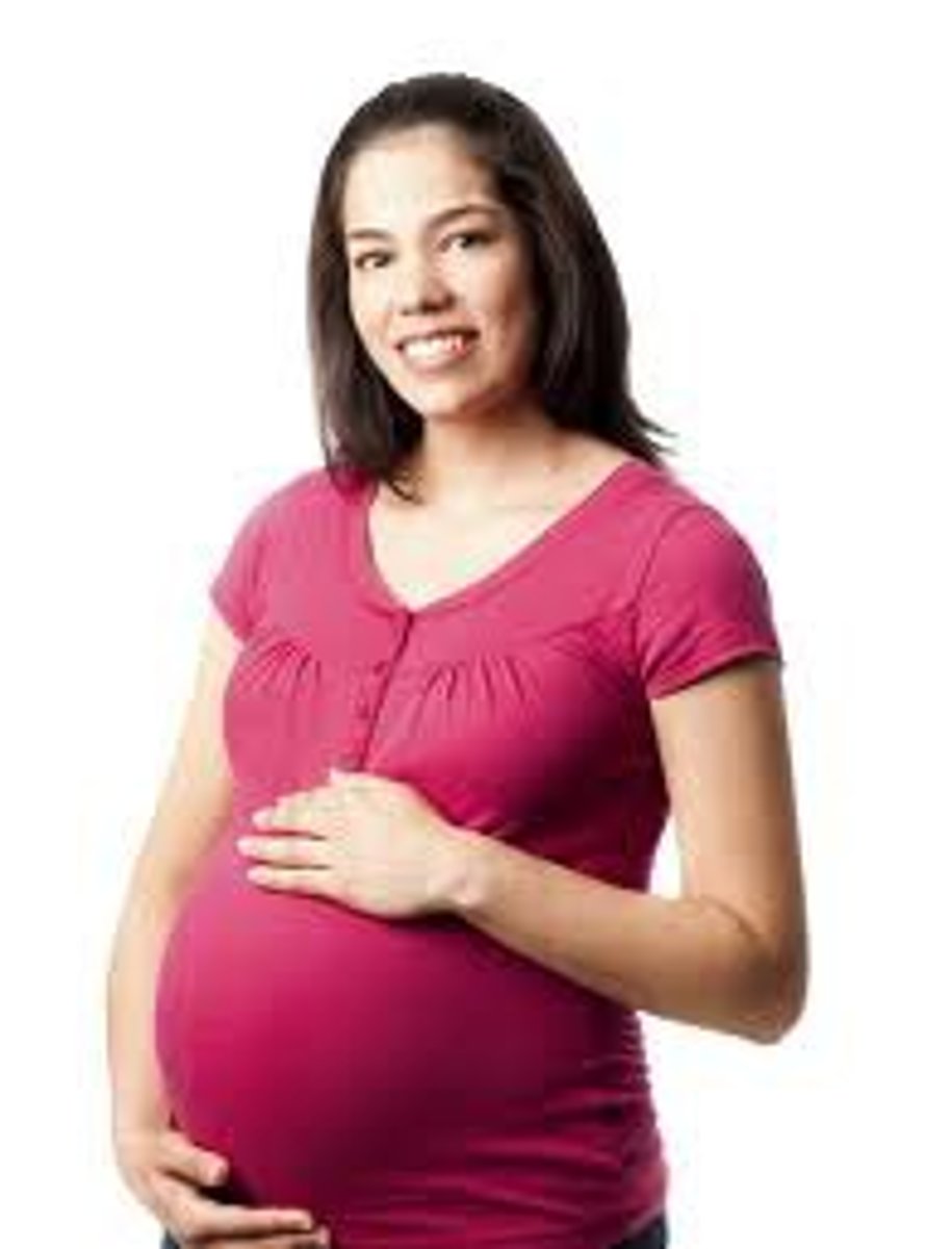 <p>pregnancy (pregnant)</p>