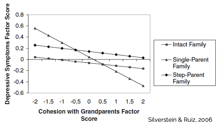 <p>useful for survival - boost emotional well-being, serve as buffers in children growing up in risky contexts</p><ul><li><p>different roles: influential, supportive, passive, authority-oriented (least common), detached (most common)</p></li></ul>