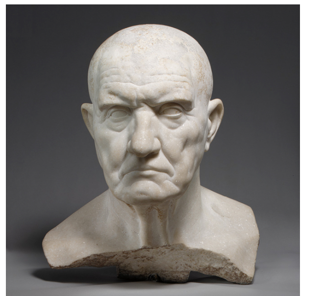 <p>Verism=intensely candid, superrealistic approach to portraiture</p><p>Verus in latin=” true.” A style of portraiture that attempts to depict a truthful likeness of an individual. Etruscan and Roman sculptors working in the veristic style faithfully represented their subjects’ imperfections, such as wrinkles, warts, and baldness</p>