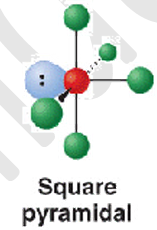 <p>square pyramidal </p><p>90 </p><p>XeOF4 </p>