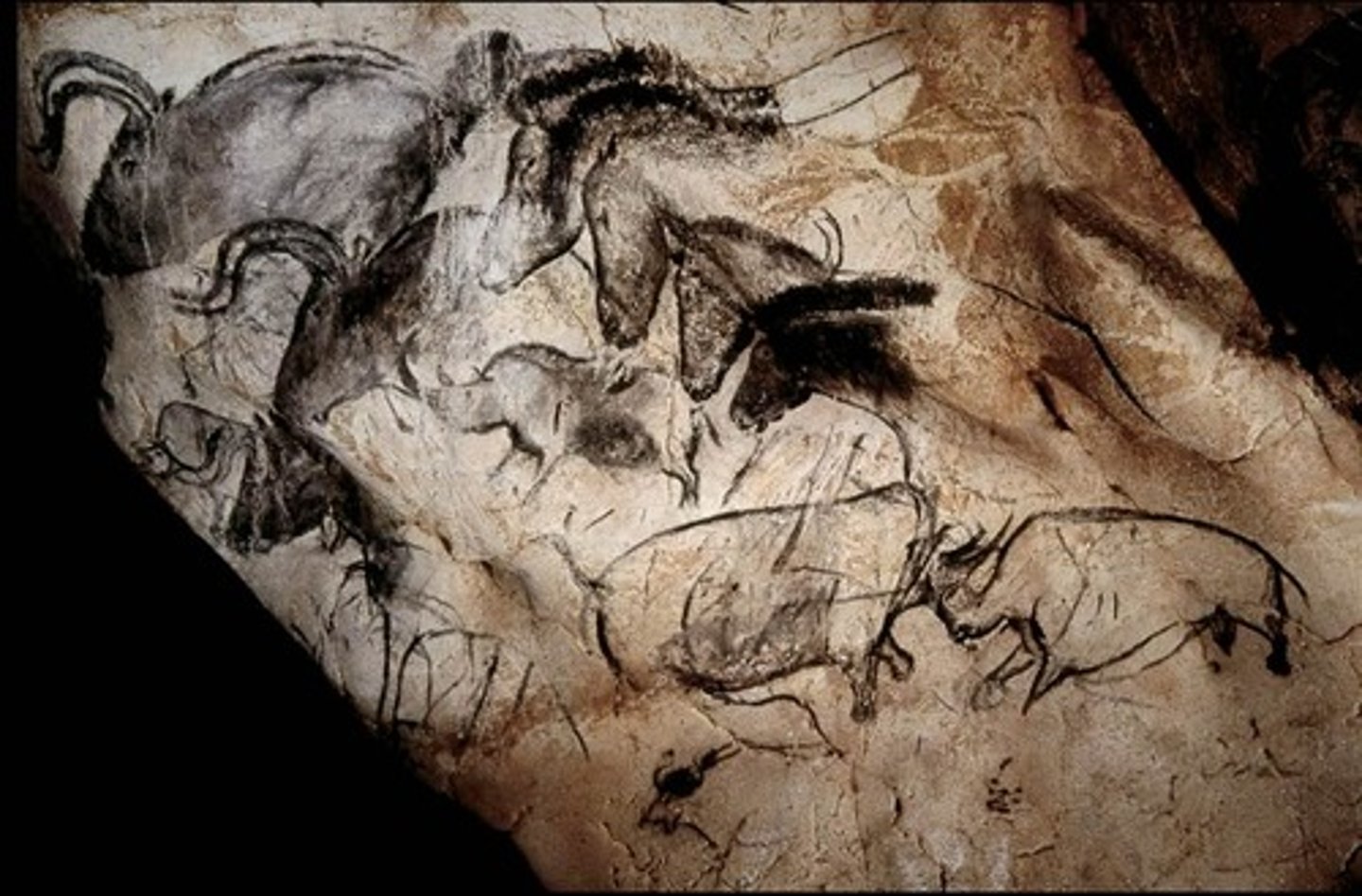 <p>paintings were more sophisticated, showing shading, perspective, composition, even depictions of movement</p>