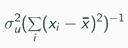 variance of OLS won't work on heteroskedasticity