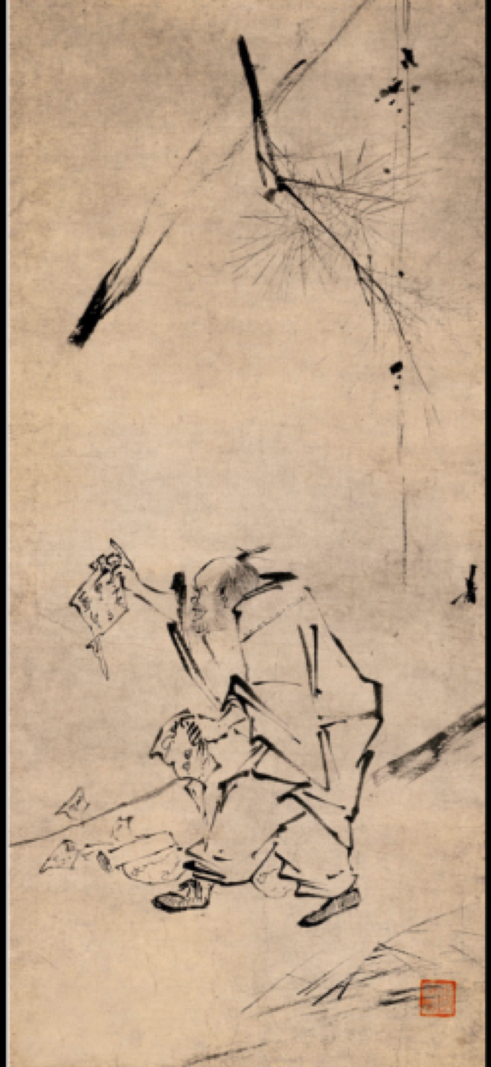 <p><span style="background-color: transparent;"><em><span>Describe the context around The Sixth Patriarch Tearing Down Sutras </span></em><span>and its significance </span></span></p>