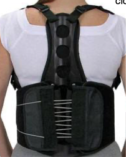 <p>what is the name, type, and purpose of this thoracic orthotic?</p>