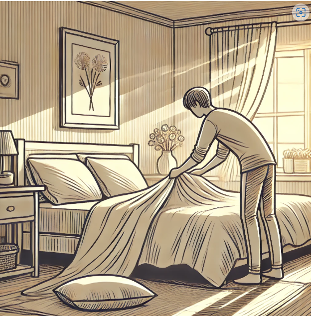 <p>To make the bed</p>