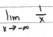 <p>What happens to the limit of this function as “x” approaches infinity?</p>