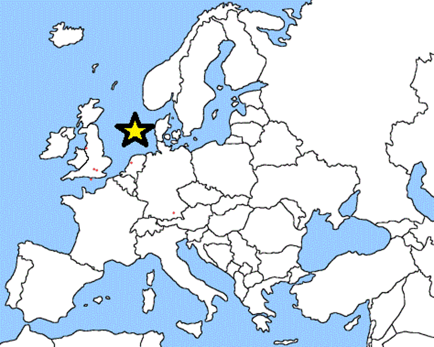 <p>East of the UK</p>