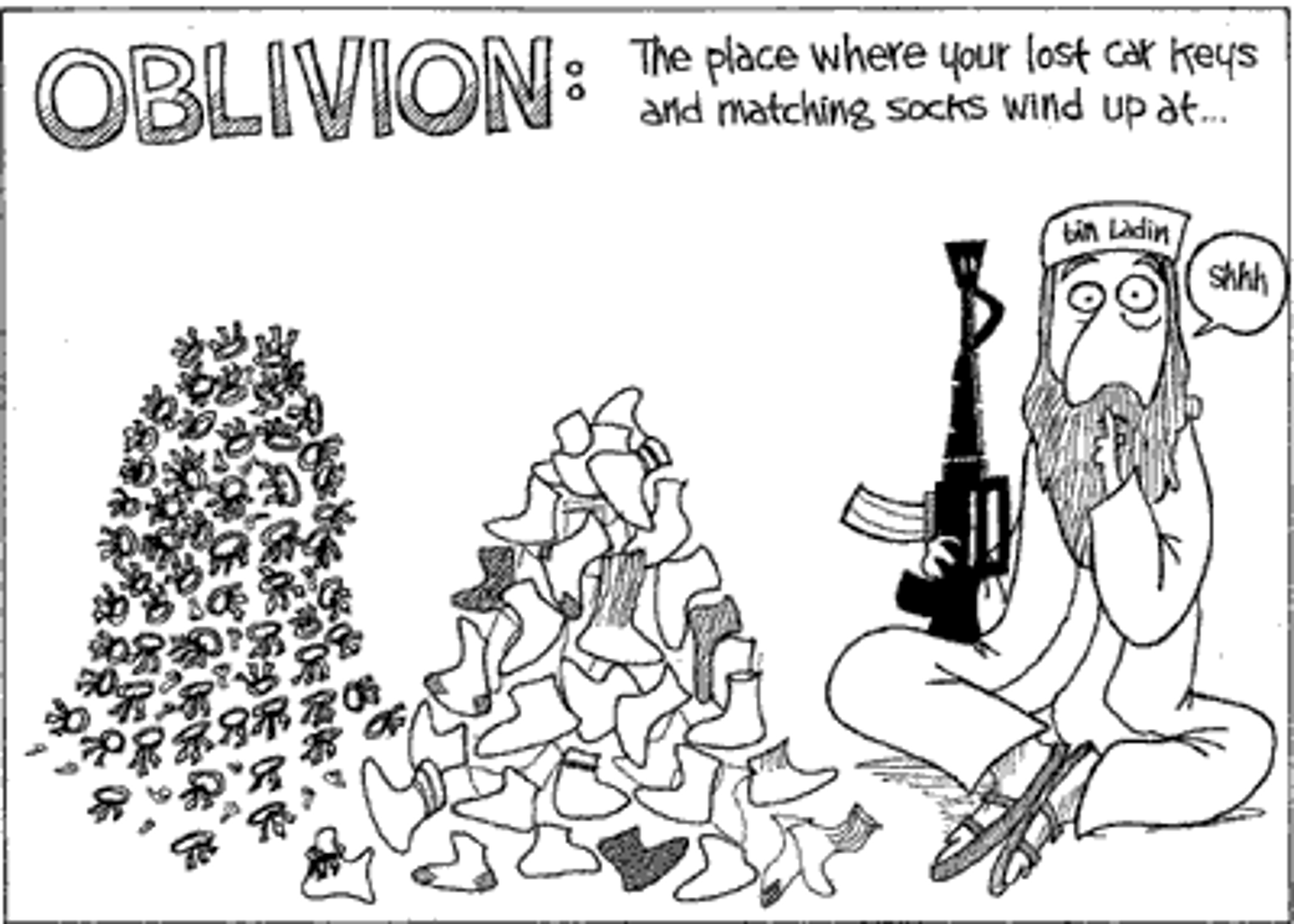 <p>n. nothingness</p>