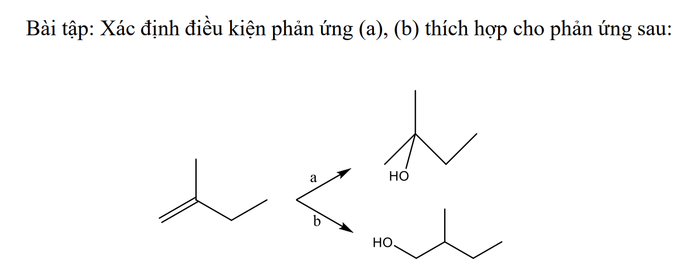 <p>a, b là : </p>