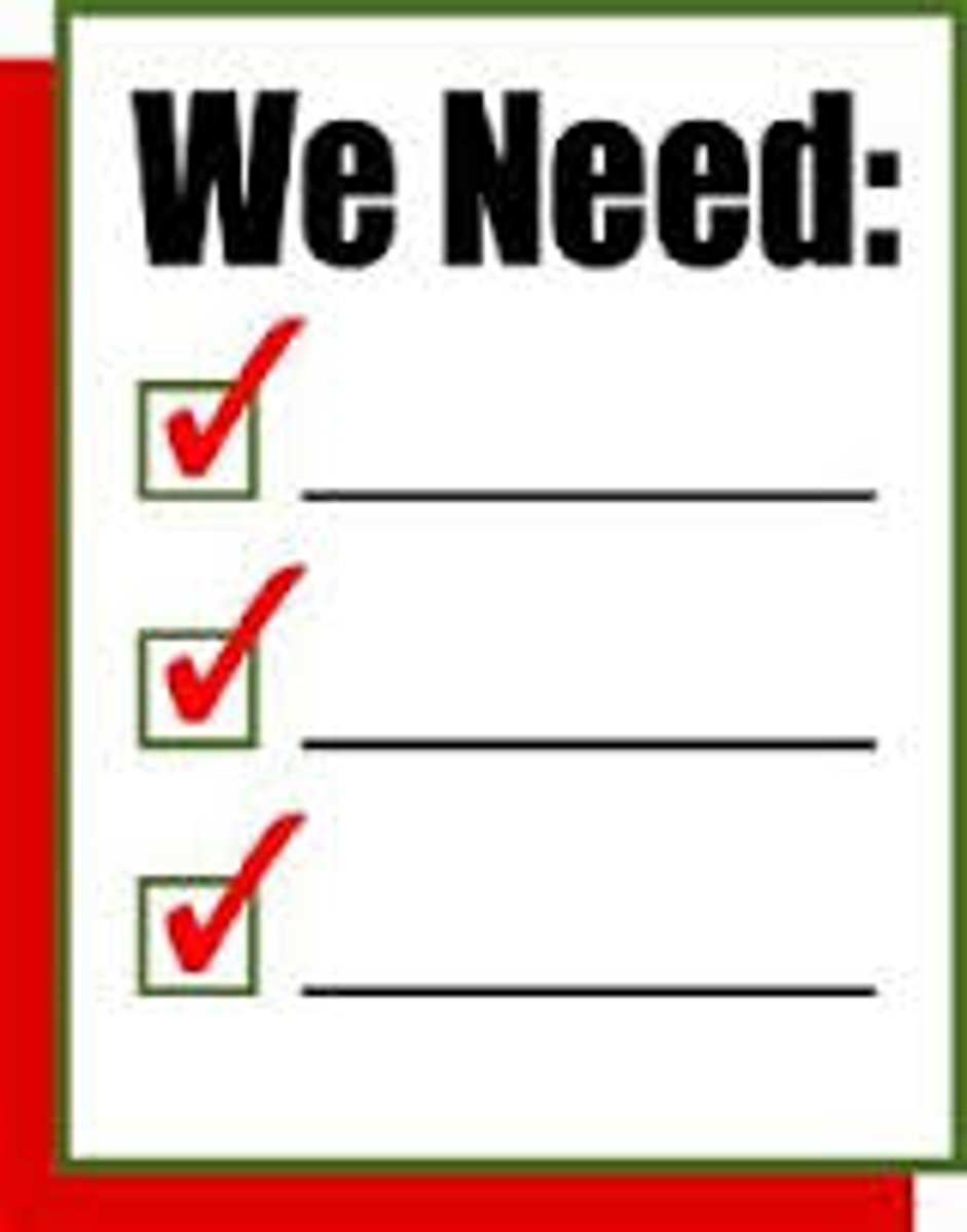 <p>(n.) điều kiện cần thiết/ yêu cầu</p>