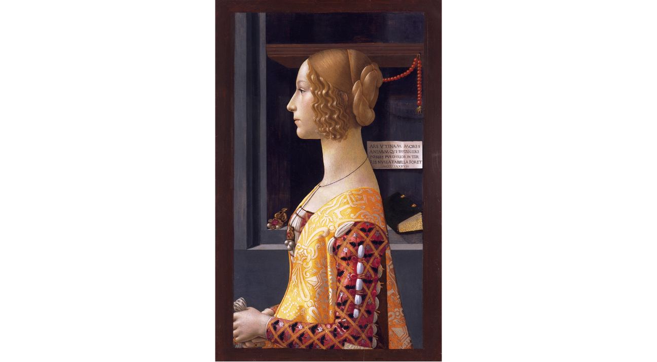 Portrait of Giovanna Tournabuoni, 1488. Ghirlandaio