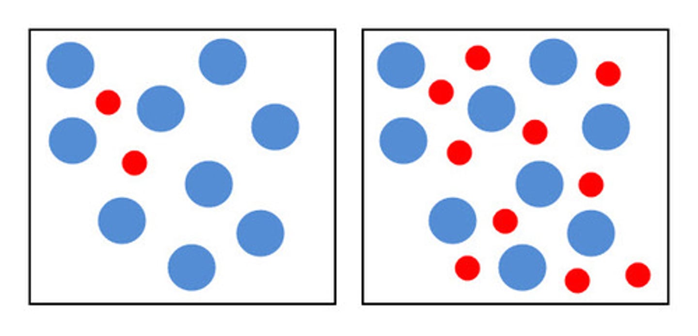 <p>increase rate because the number of particles increase (the frequency of collisions increases), so the chance of successful collisions increases.</p>