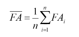 Average measures equation