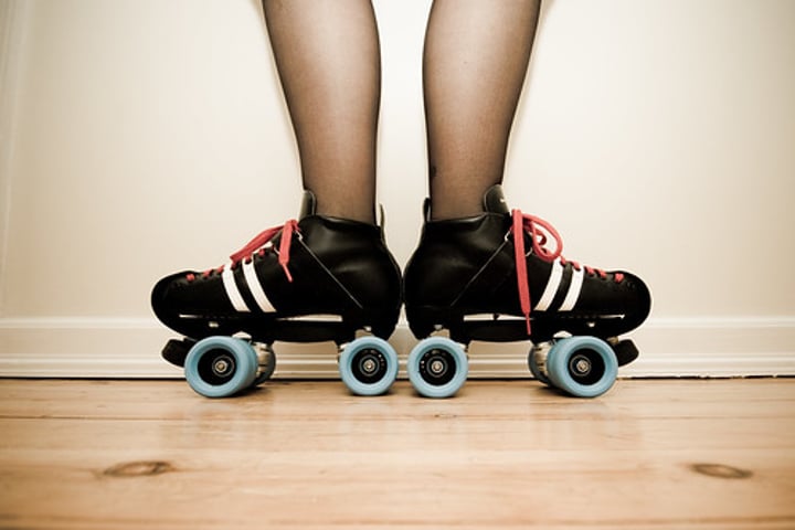 <p>roller skating</p>