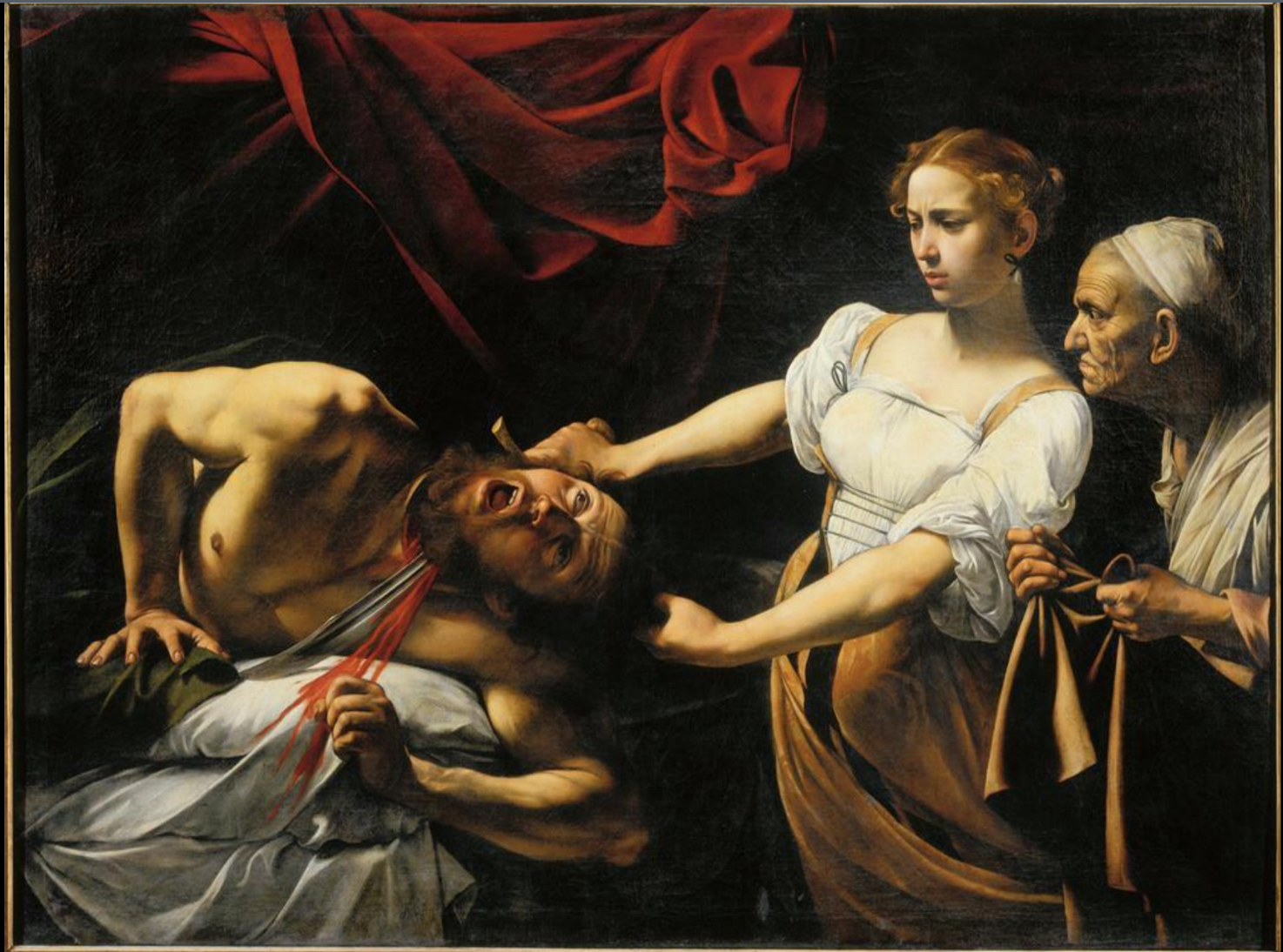 <p>Name of artist, name of work</p>