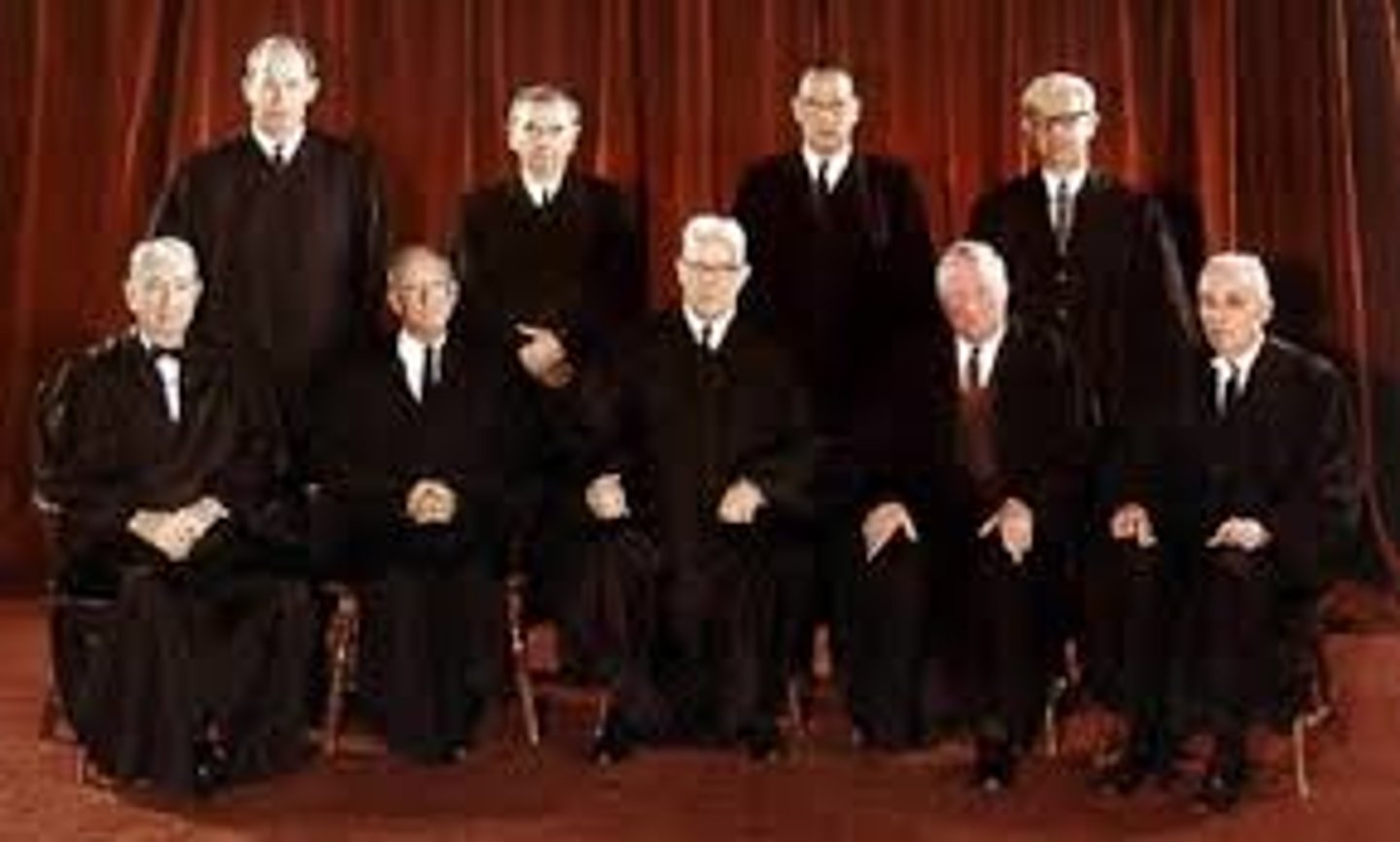 <p>Supreme Court of the 1960s under Chief Justice Earl Warren, whose decisions supported civil rights</p>