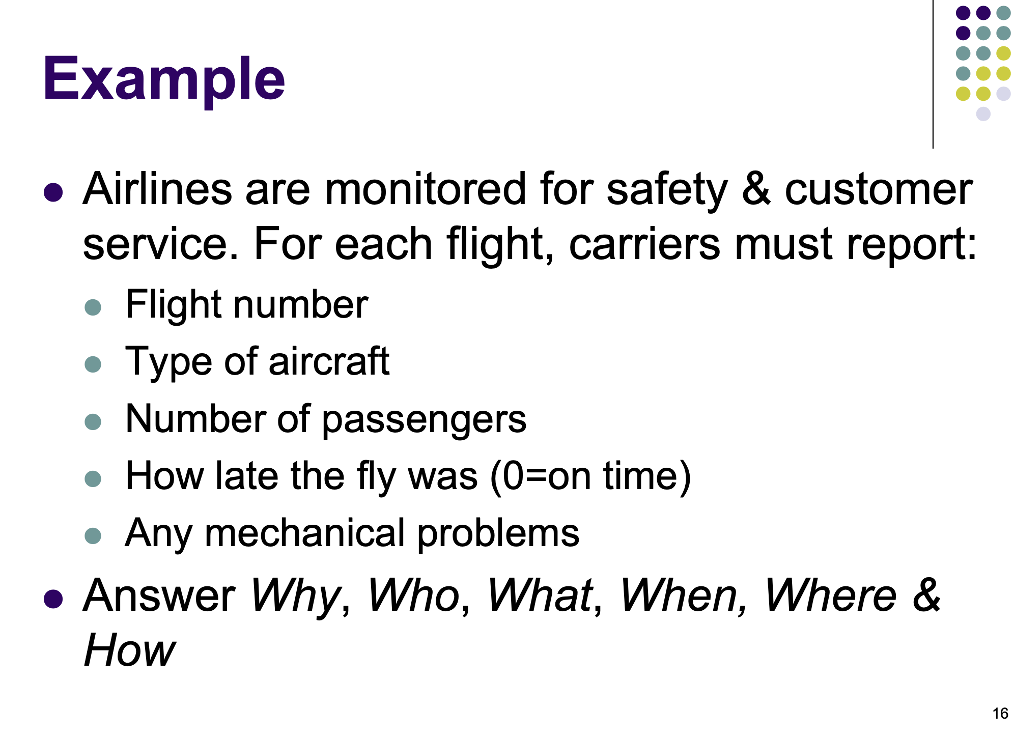<p>Answer the following :</p><p><span style="color: rgb(255, 255, 255);"> who (individual cases):<br> what (variables):<br> categorical:<br> quantitative:<br> why:<br> when:<br> where:<br> how:</span></p>