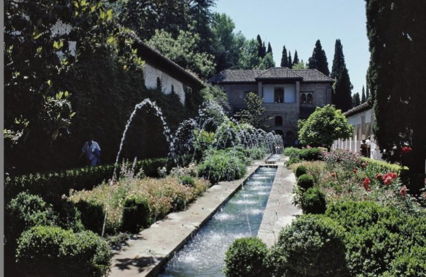 <p>Granada, Spain, begun early 13th century CE. Most always had a garden to reference the garden of Paradice. Vacation home for the head of state and family. Located next to the Palace and high up enough to catch the breeze. </p>