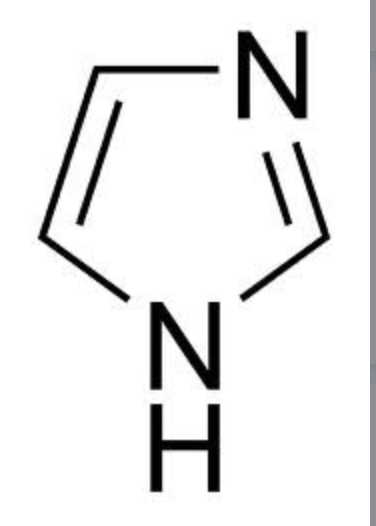 <p>Found in Histidine (His, H)</p>