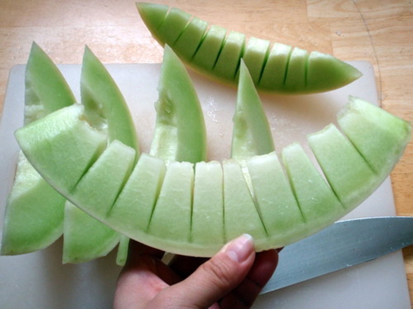 <p>melon (or honeydew melon)</p>