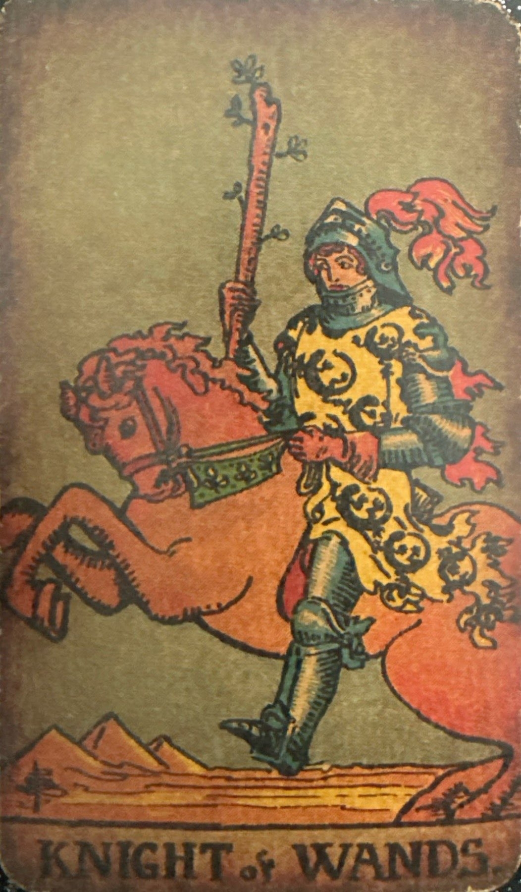 <p>XII - Knight of Wands</p>
