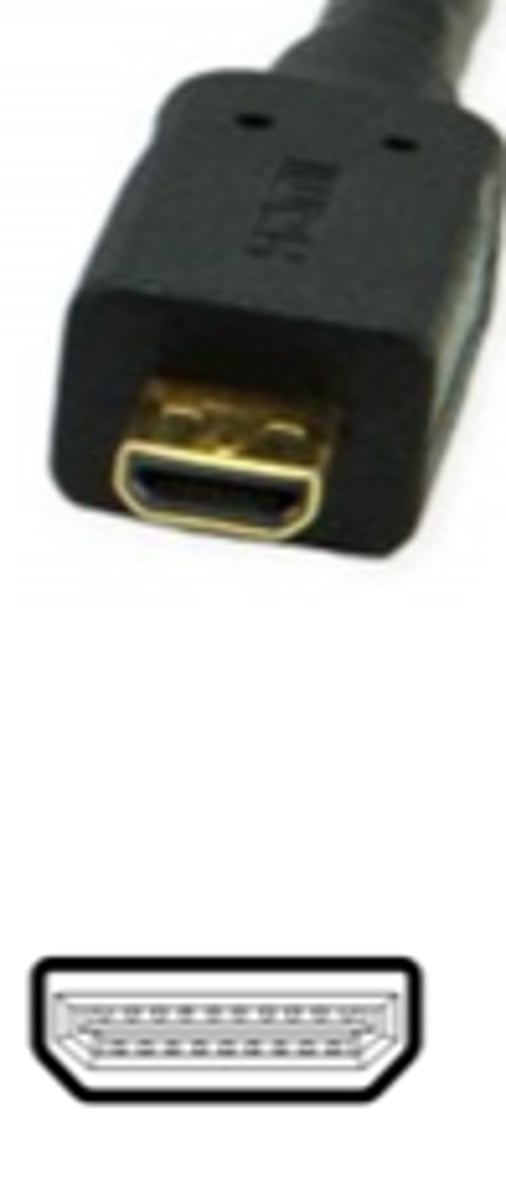 <p>This cable provides HD viewing and allows for the connection of small portable equipment and devices including GoPro action cameras, SmartPhones, small video recording devices and portable media players.</p>