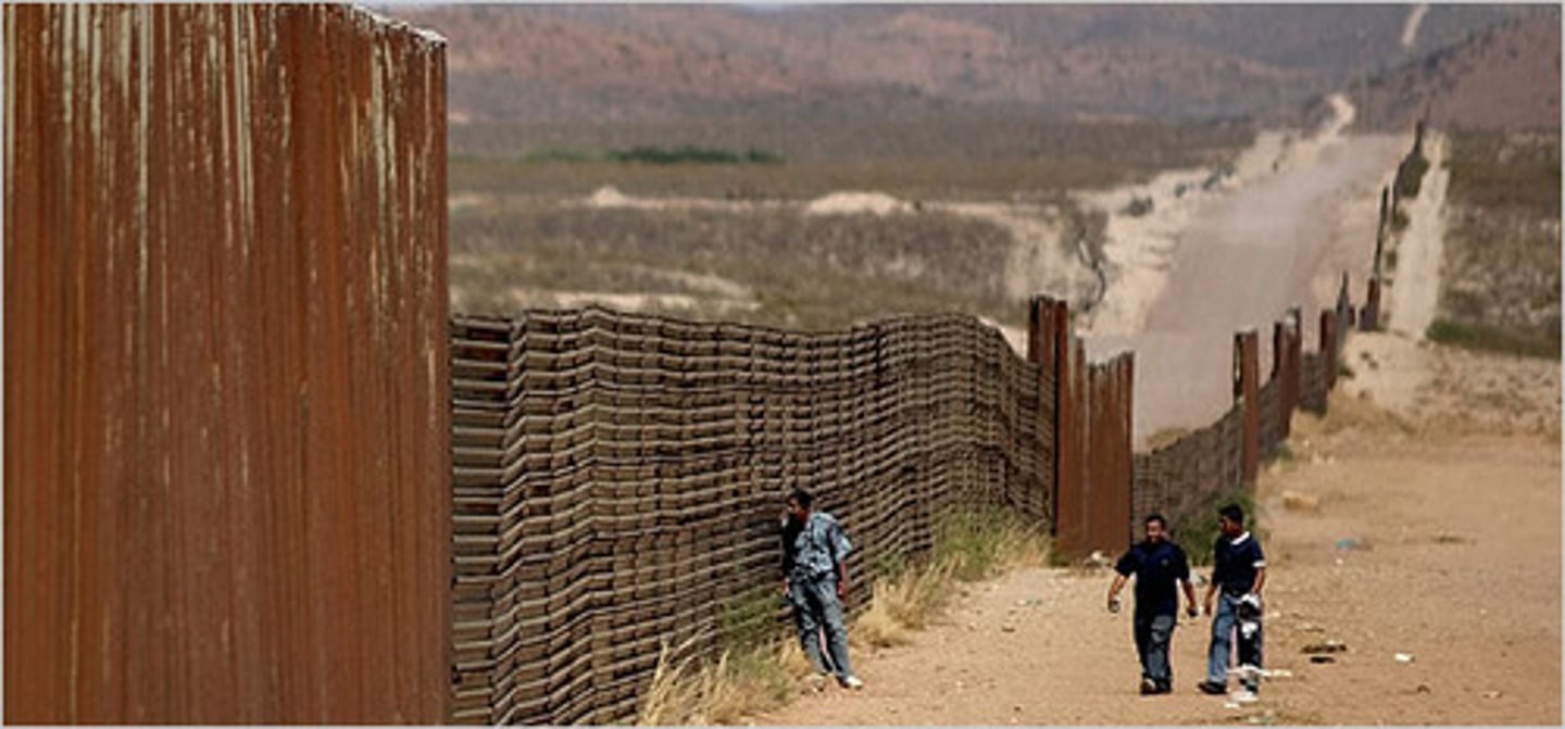 <p>An environmental or cultural feature of the landscape that hinders migration.</p>