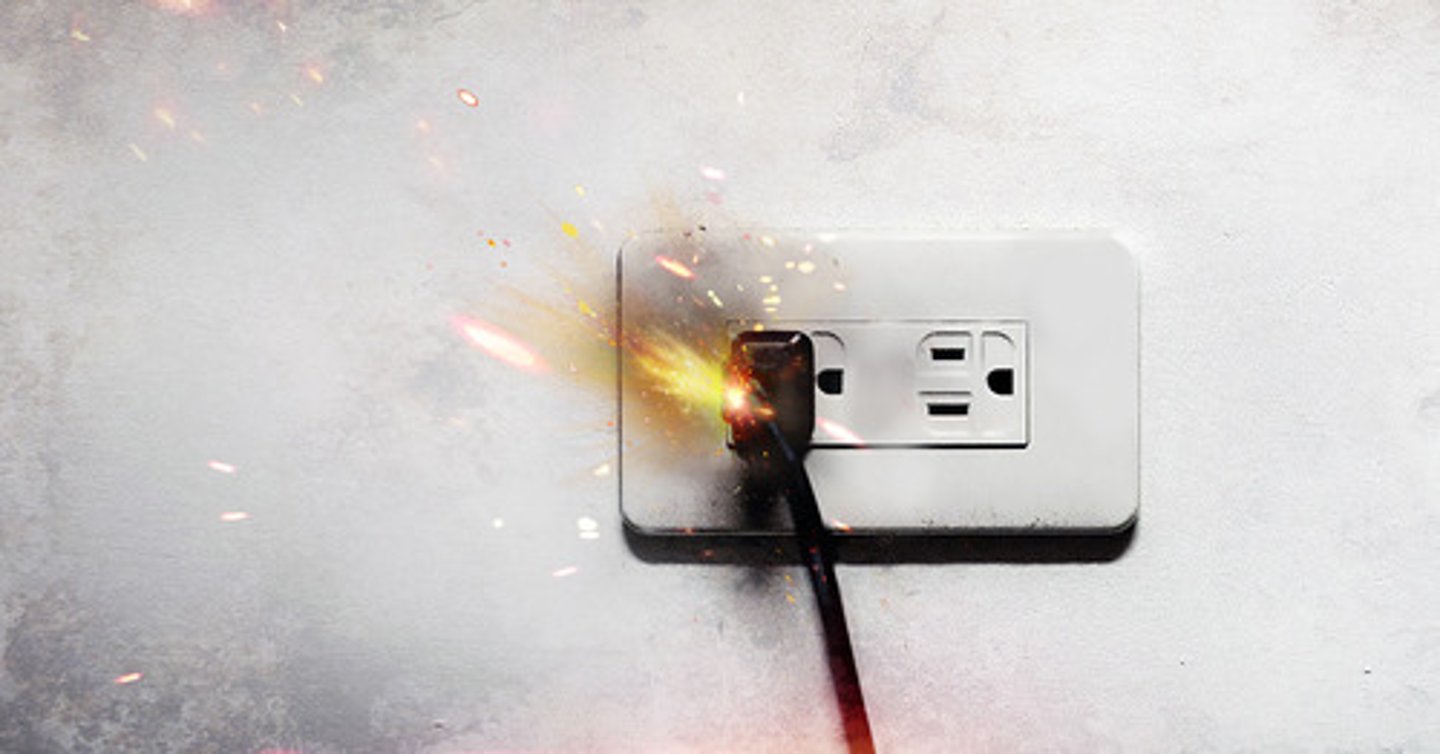 <p>A path in a circuit with zero or very low resistance. Can produce dangerous temperatures or fire.</p>