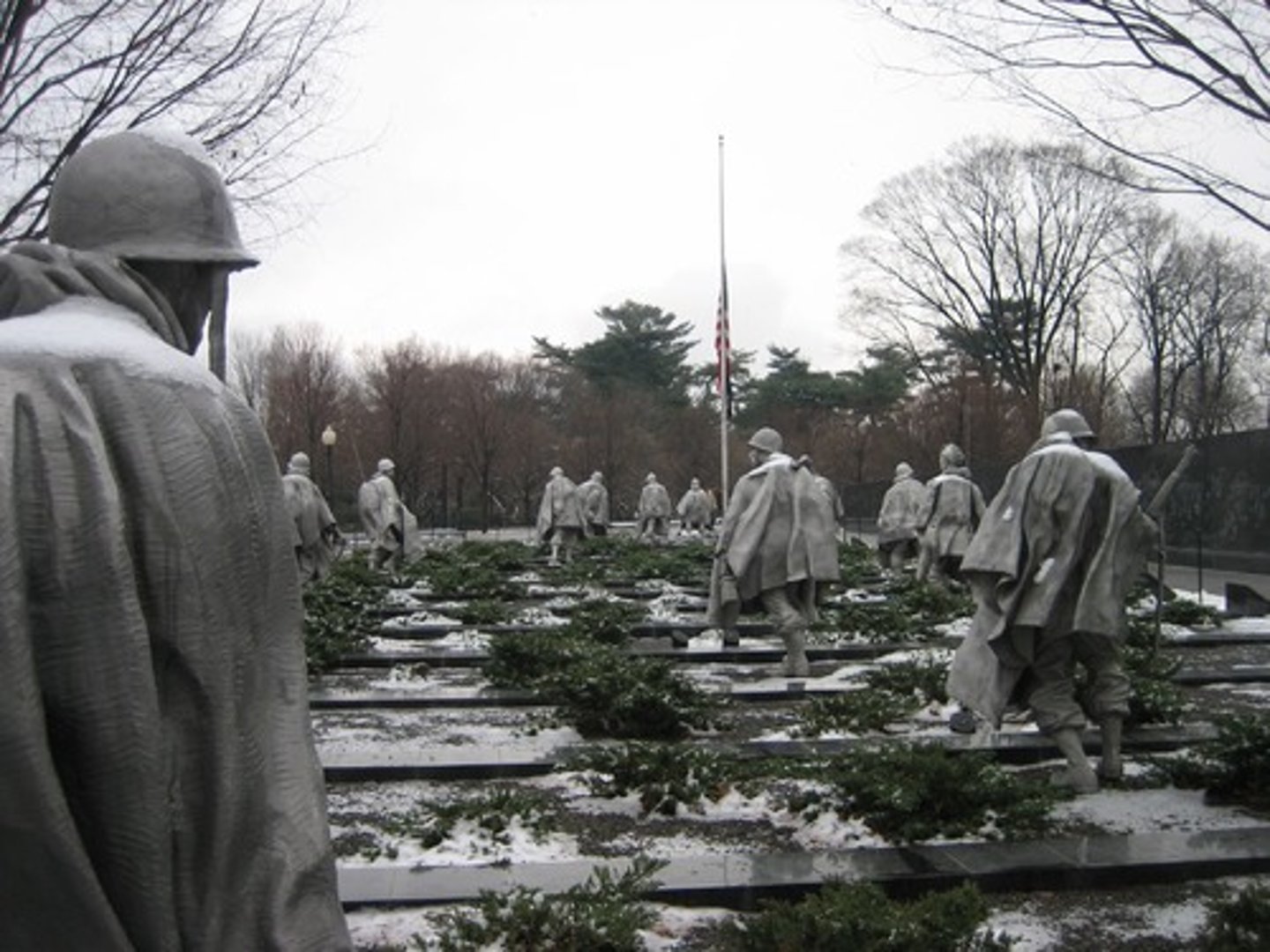 <p>..., The conflict between Communist North Korea and Non-Communist South Korea. The United Nations (led by the United States) helped South Korea.</p>