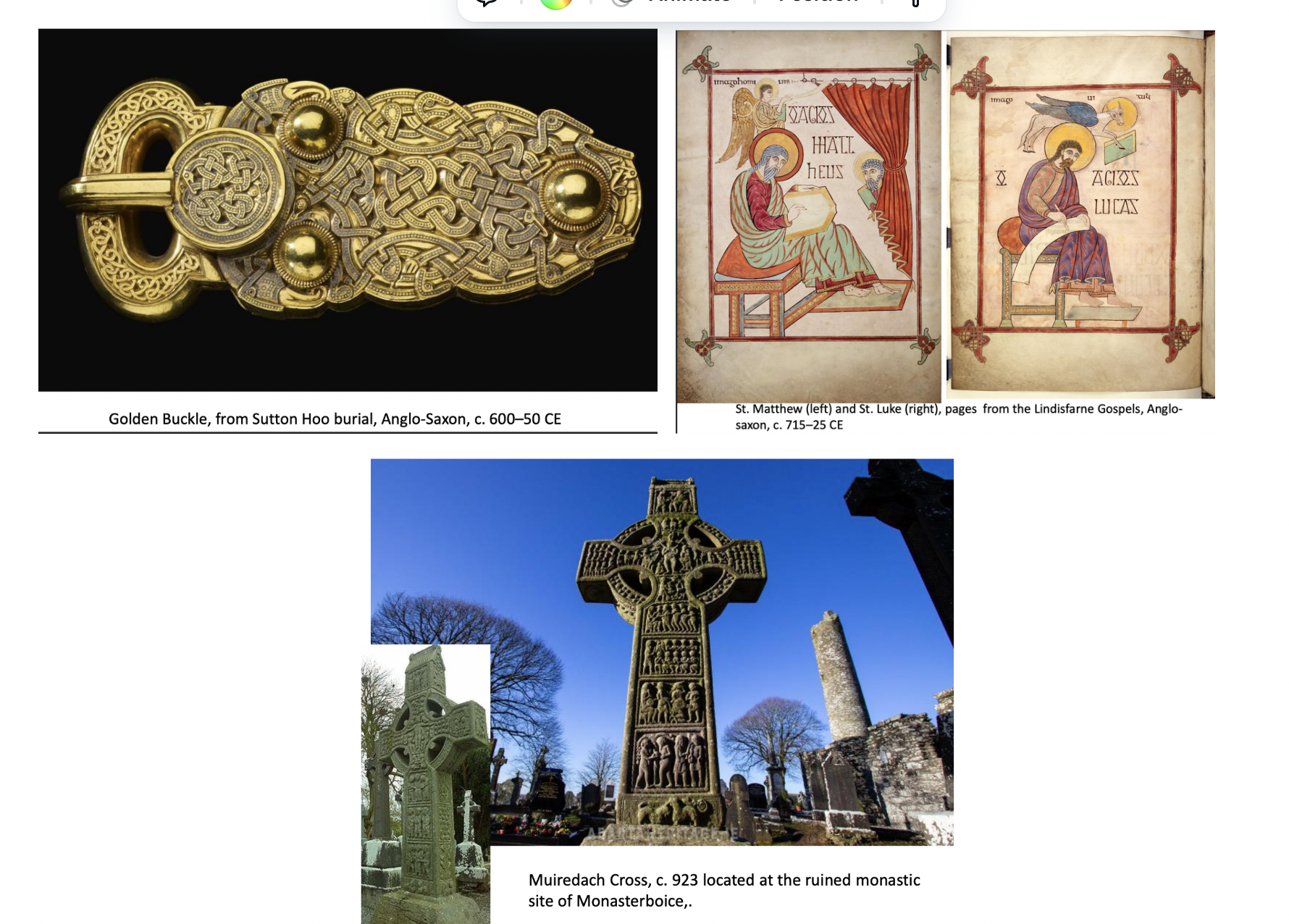 <p>Art in the British Isles (Anglo-Saxon &amp; Hiberno-Saxon)</p>