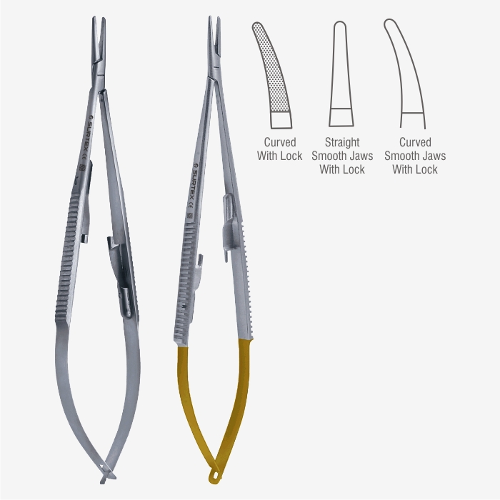 <p>Castroviejo needle holder</p>