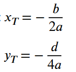 <p>Find toppunktet for: f(x)=x^2-4x+3<br></p>