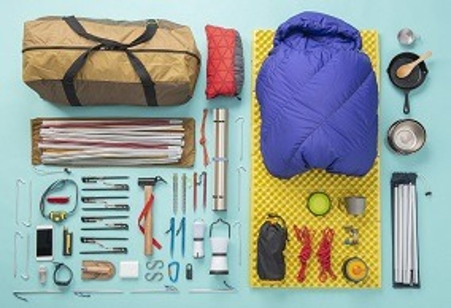 <p>dụng cụ cắm trại</p>