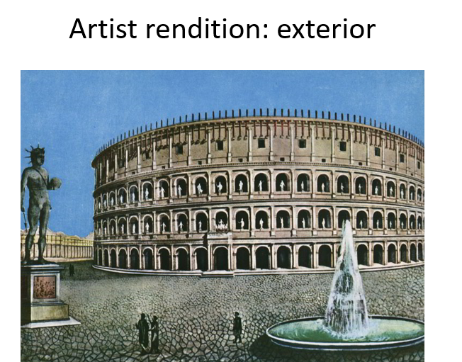 <p>The colosseum</p>