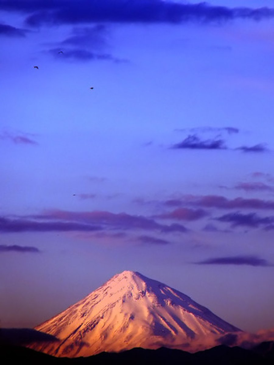 <p>A volcano that has not erupted for a long time, but may erupt again one day.</p>