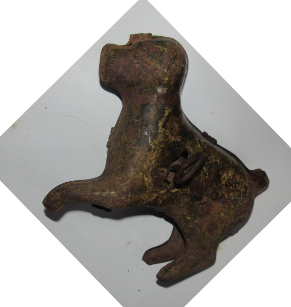 <p>Lindstrom Tool &amp; Toy company of Bridgeport, CT produced this toy in the 1920s</p><p>Advertised as tin, but really an alloy</p>