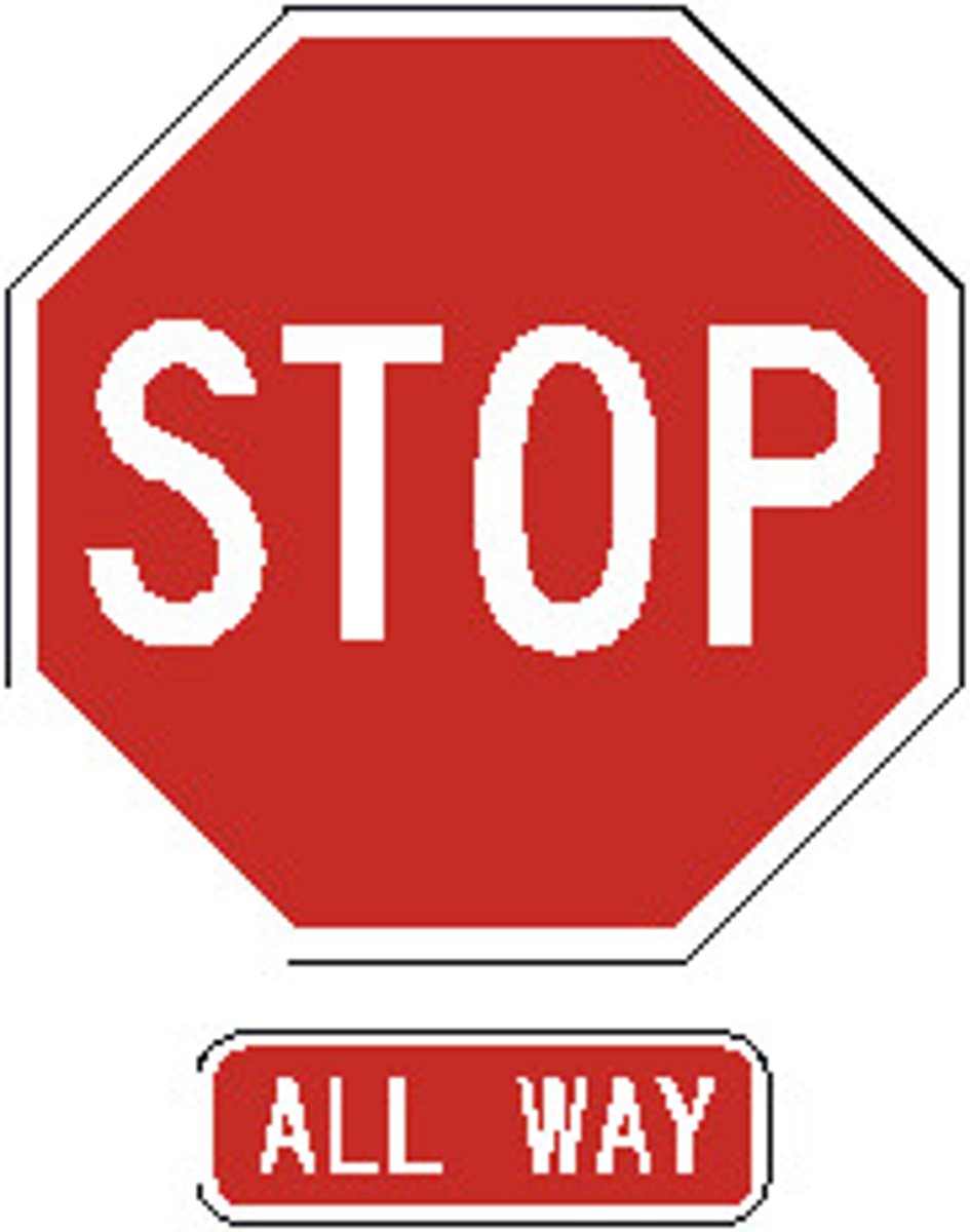 <p>All-way stop</p>