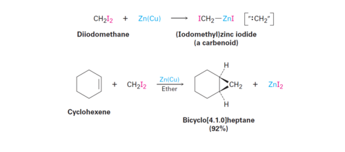 results in a carbenoid