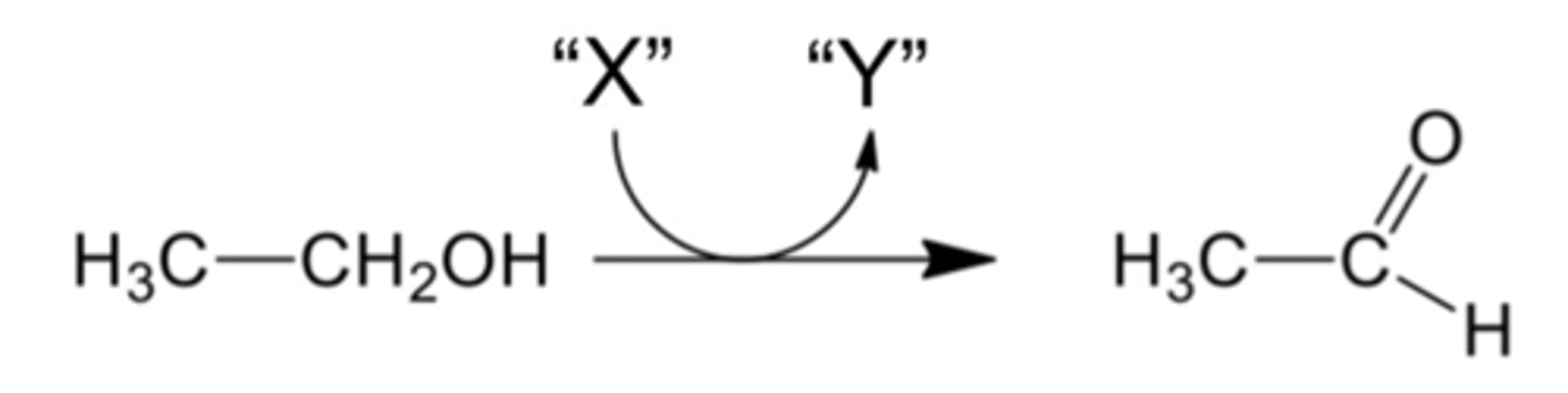 <p>NAD+ and NADH.</p>