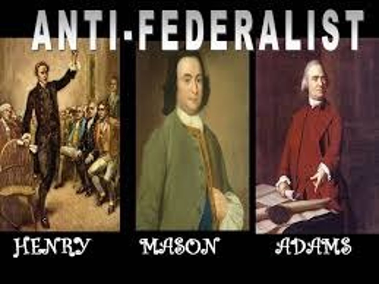 <p>Supporters of the Constitution that were led by Alexander Hamilton and John Adams. They firmly believed the national government should be strong. They didn't want the Bill of Rights because they felt citizens' rights were already well protected by the Constitution.</p>