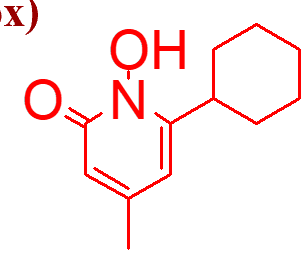 <p>important points of this moleule (ciclopirox olamine);</p>