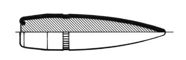 <p>What type of bullet is displayed?</p>