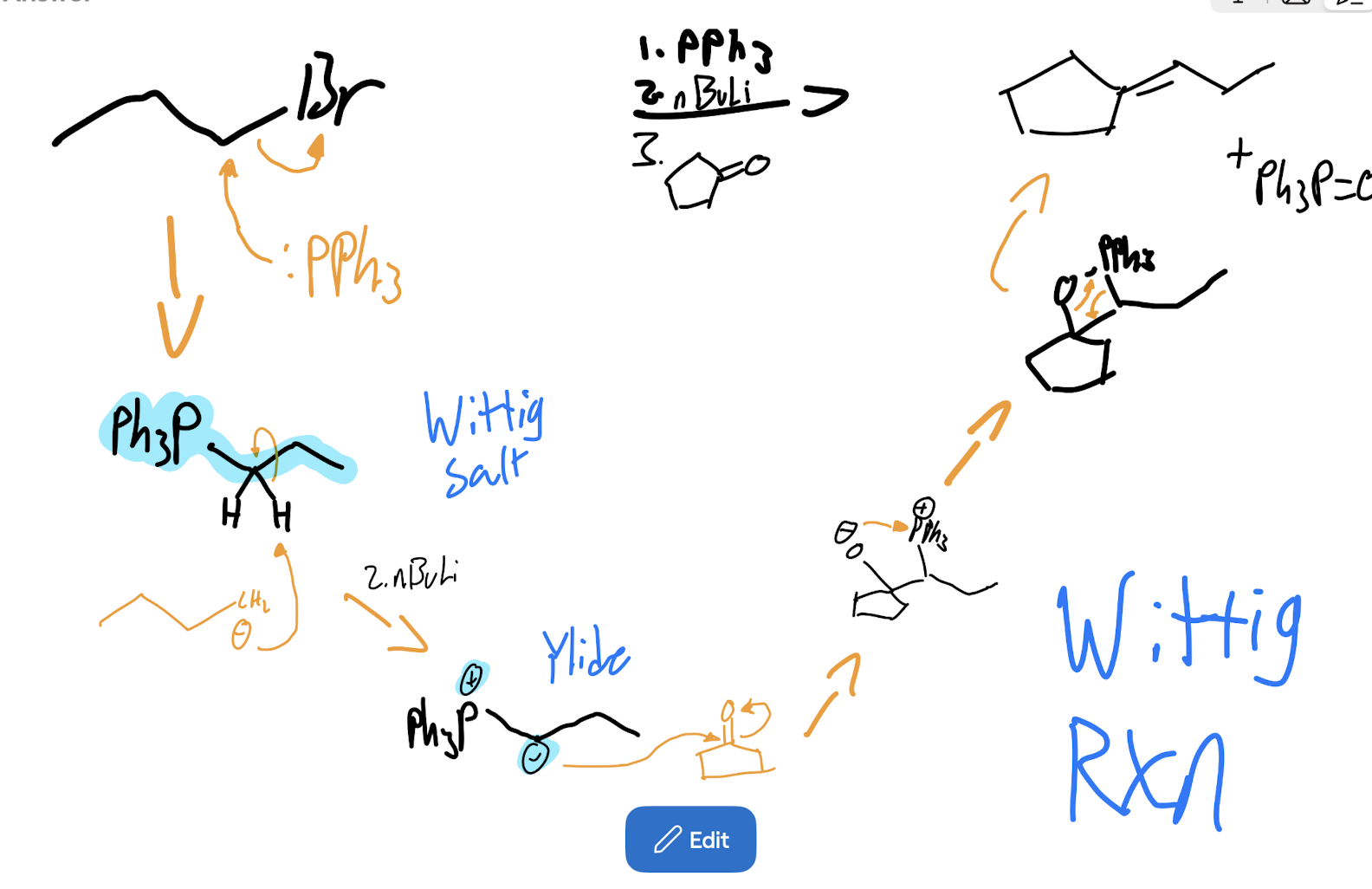 <p>Wittig rxn</p>