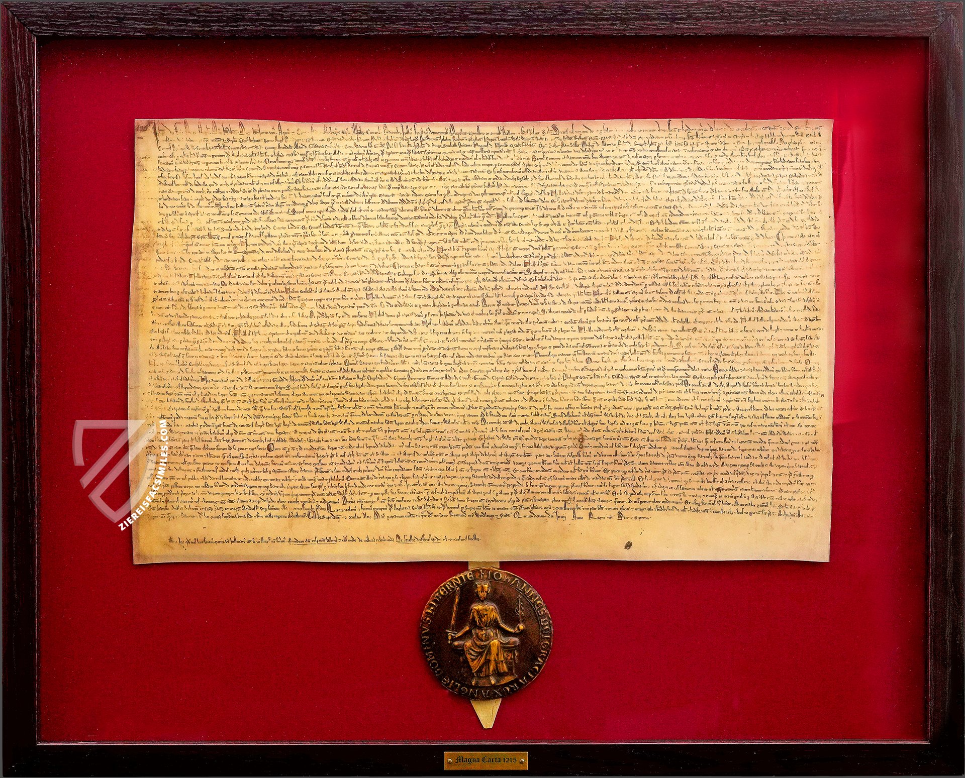 <p>document that restricted the rights of medieval kings in England making the first constitutional monarchy</p>