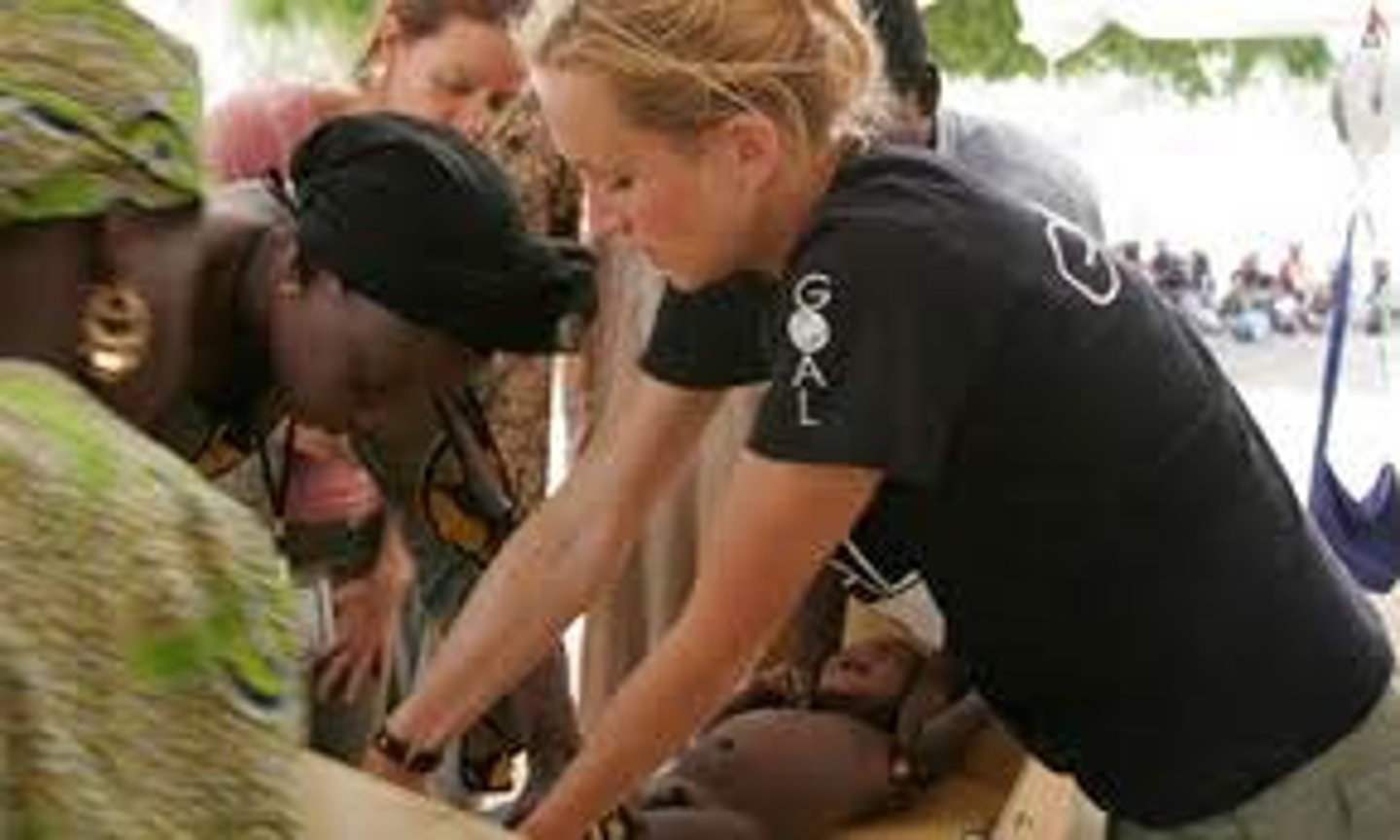 <p>humanitarian work</p>