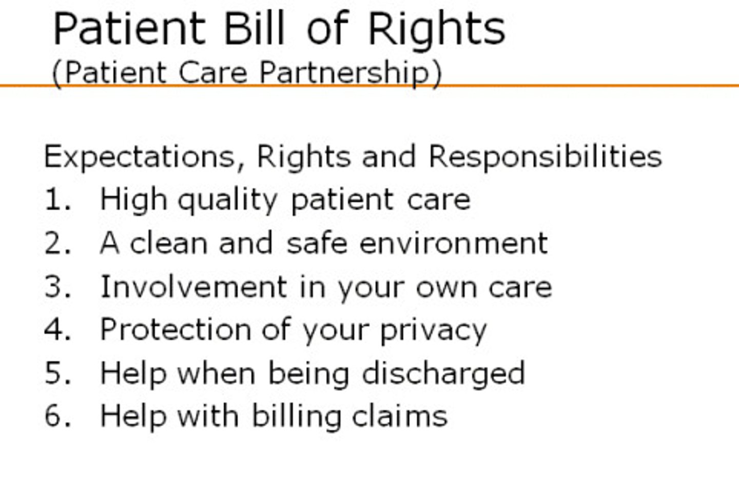 <p>protecting a patient's rights, dignity, and privacy and making them a partner in decision-making</p>