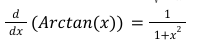 1/(1+x^2)