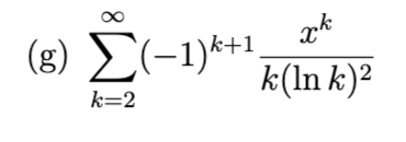 <p><span>Find the radius of convergence and the interval of convergence</span></p>