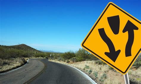 <p>Divided Highway Ahead</p>