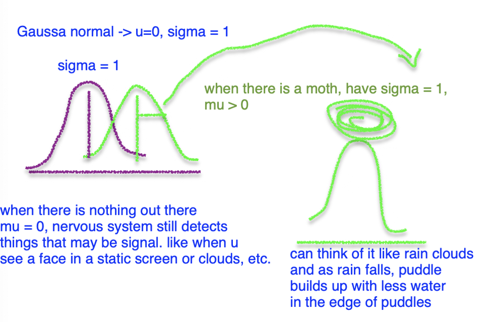 <p>are different shapes one thing common to all these distributions is that they all have an area of 1, area under the curve is 1</p><p>-	probability of something happening cannot be bigger than 1</p><p>-	probability of something not happening cannot be smaller than 0</p>